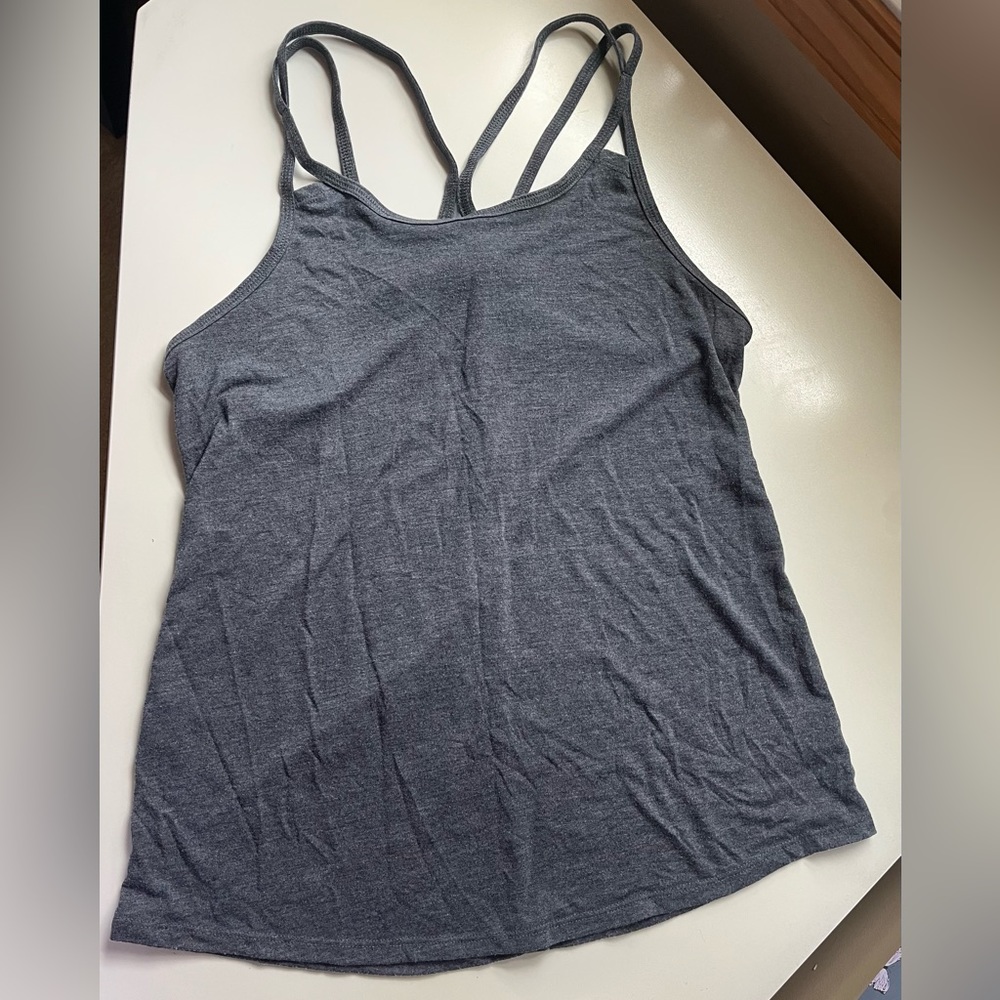 Grey Activewear Tank Top